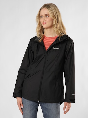 COLUMBIA Athletic Jacket in Black: front