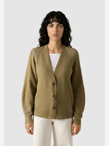 MAERZ Muenchen Strickjacke ' 235301 ' in Grün: Vorderseite