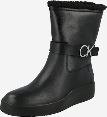 Calvin Klein Ankle Boots in Black: front
