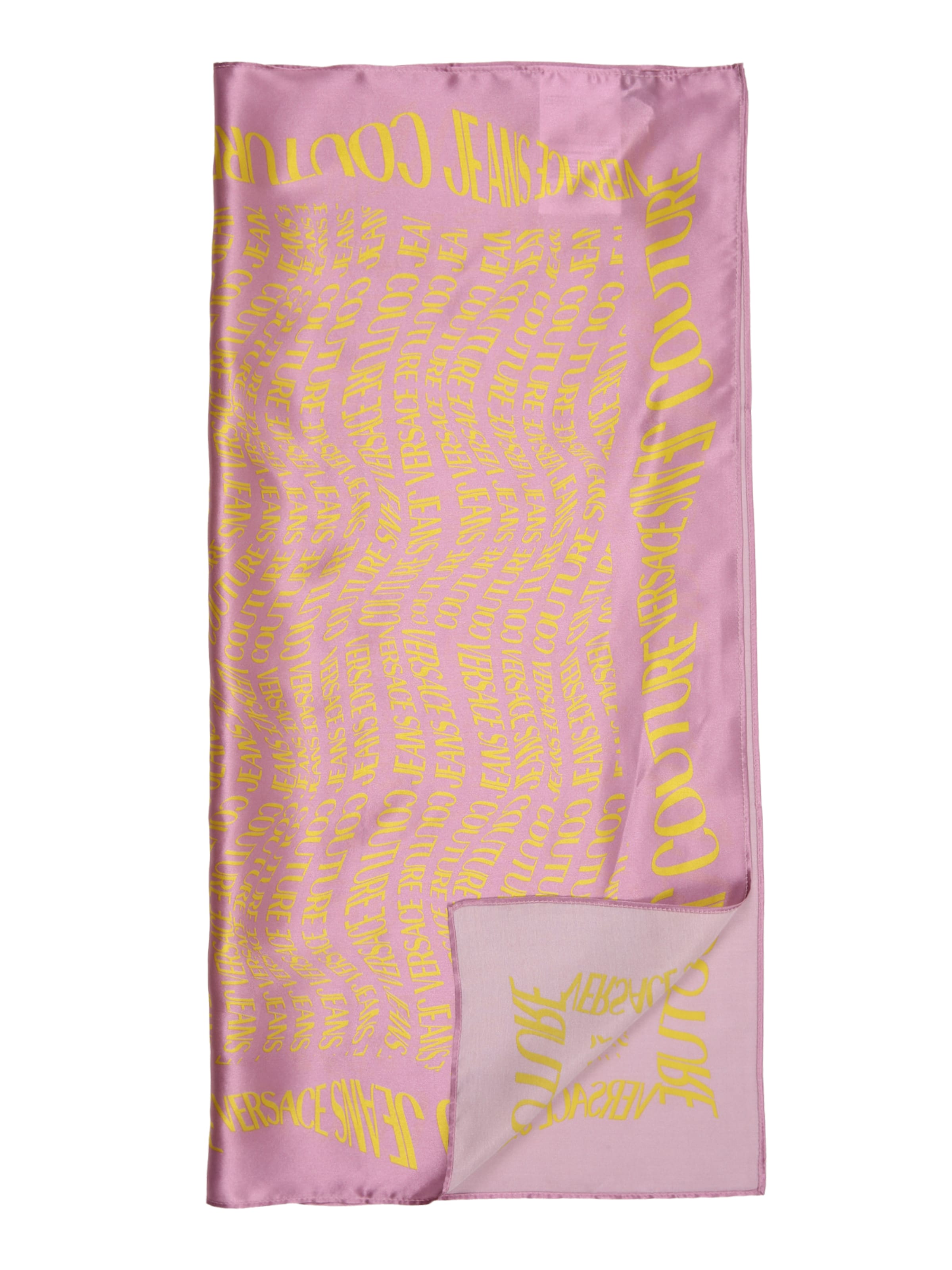 Foulard Versace Jeans Couture en rose : devant
