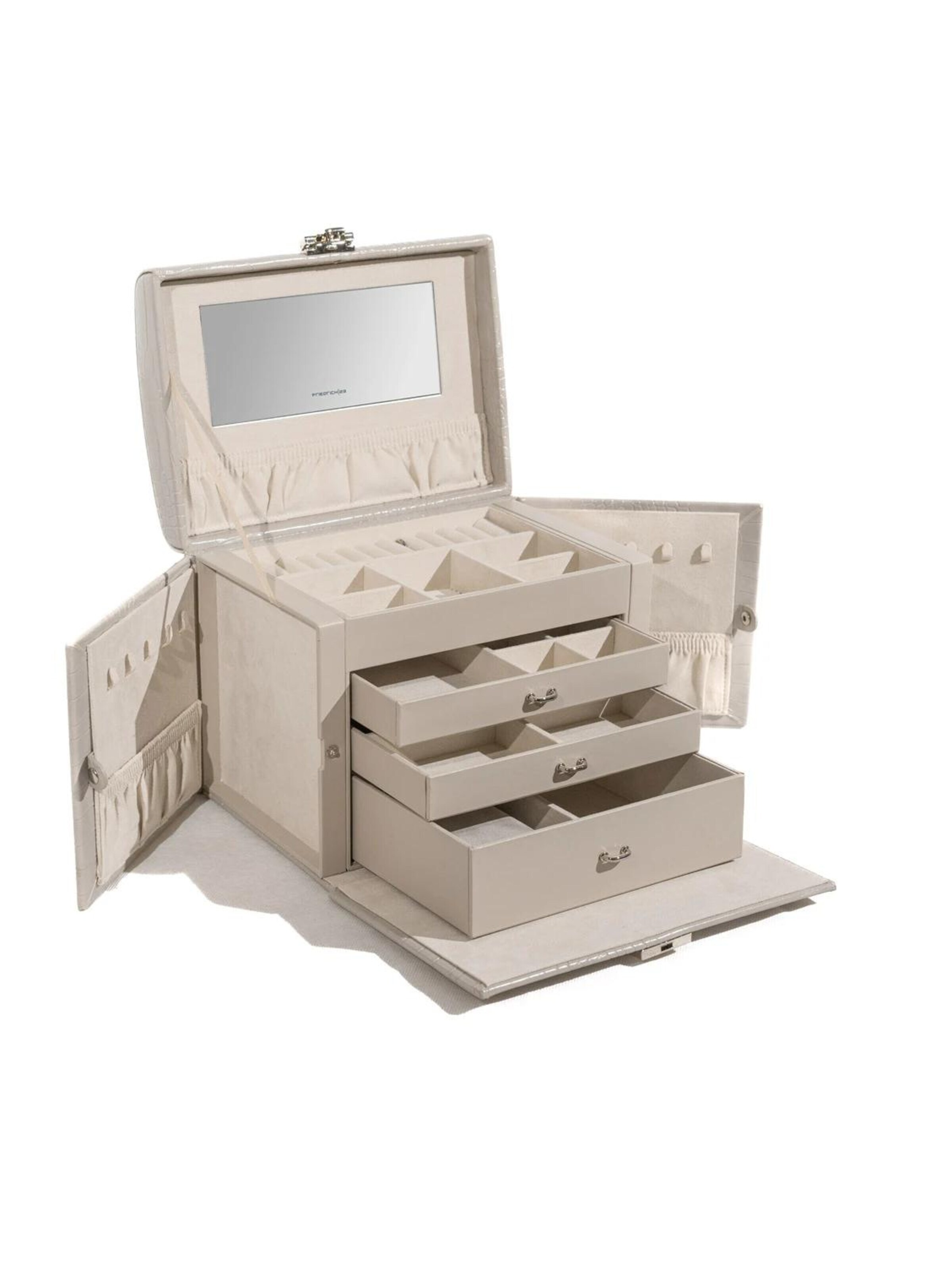 Friedrich23 Jewelry storage 'Caiman Schmuckkasten gross' in Grey
