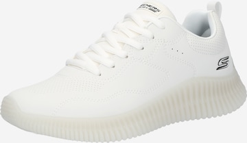 SKECHERS - Zapatillas deportivas bajas 'BOBS GEO - HOW DEBONAIR' en blanco: frente