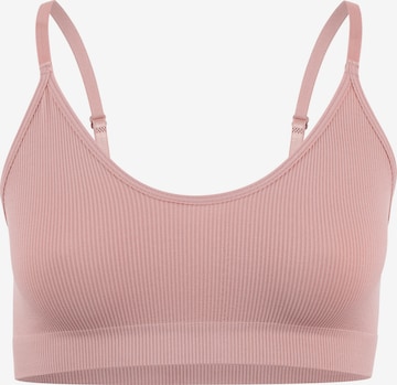 Bustier Soutien-gorge Yenita en rose : devant