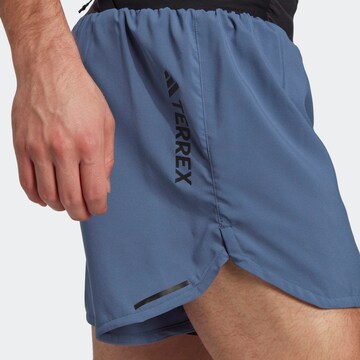 Regular Pantalon de sport 'Agravic' ADIDAS TERREX en bleu