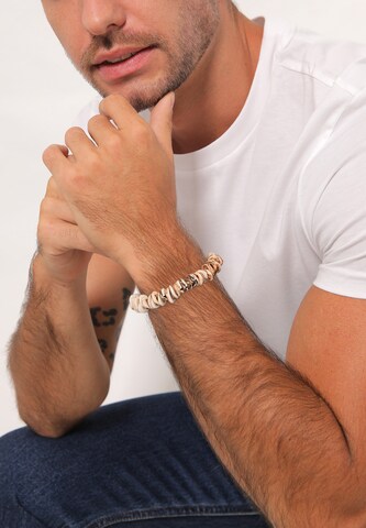 KUZZOI Bracelet in Beige: front