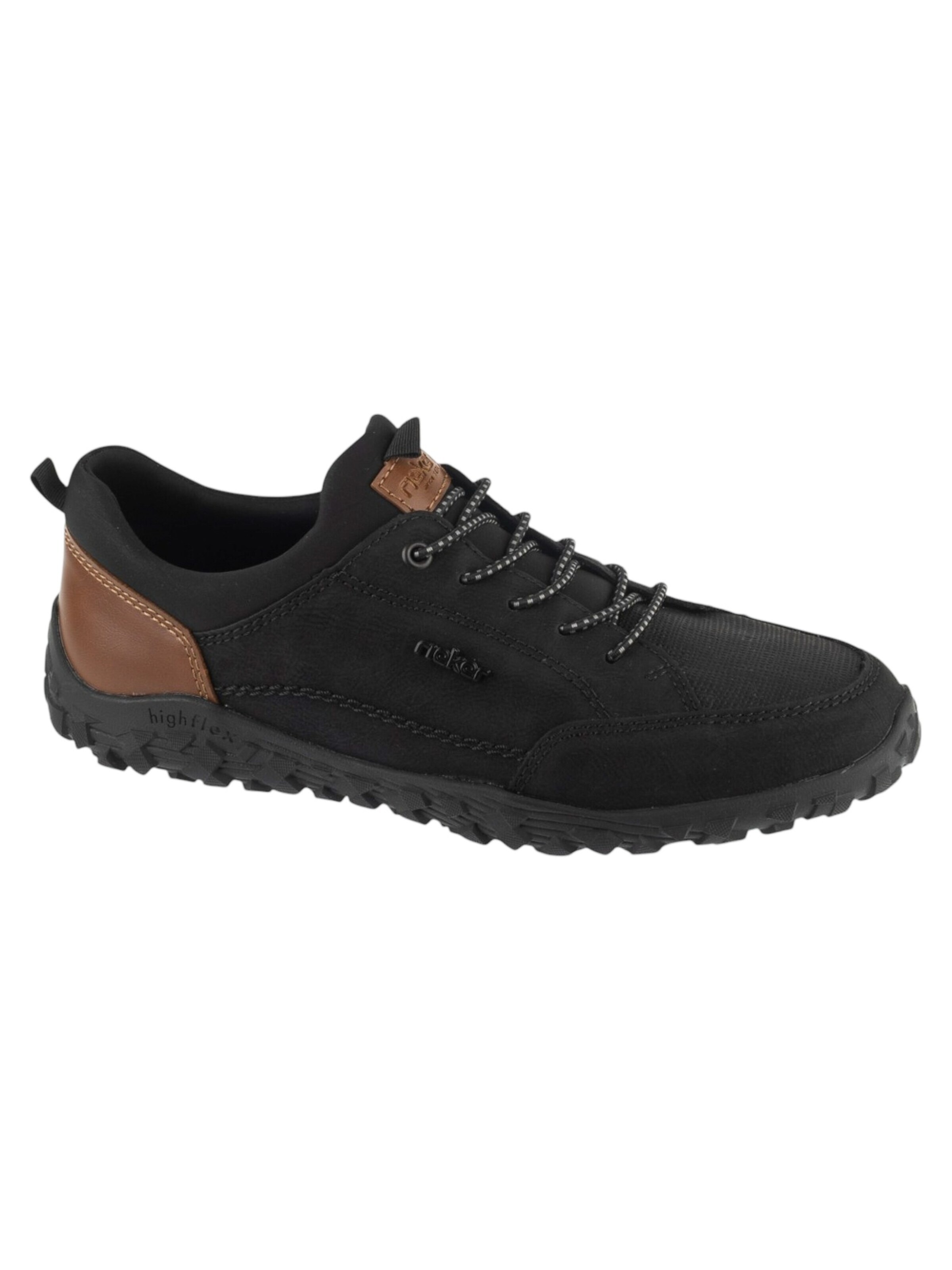 Rieker Sportieve veterschoen 'Shoes 08150' in Zwart: voorkant