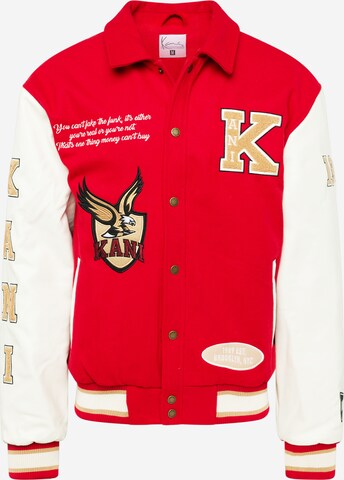 Karl Kani Between-season jacket in Red: front