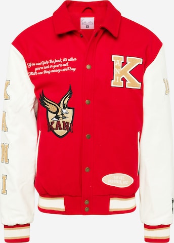 Karl Kani - Chaqueta de entretiempo en rojo: frente