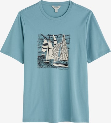 T-Shirt 'Midwatch' Seasalt Cornwall en bleu : devant