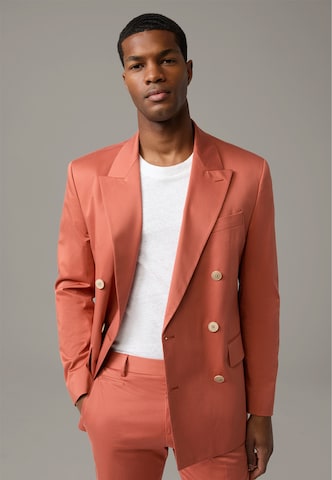 STRELLSON Slim fit Suit Jacket 'Ashton' in Orange: front