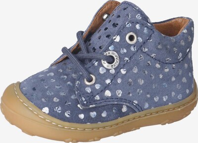 PEPINO by RICOSTA First-Step Shoes 'DOTS' in Dusty blue / Silver, Item view