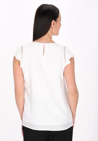 usha BLACK LABEL Блузка 'Fashion Look' в Белый