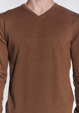 Pull-over Steffen Klein en marron