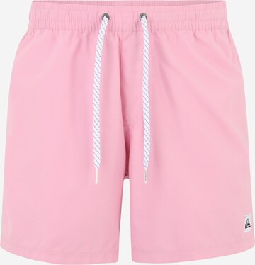 Shorts de bain 'SOLID 15' QUIKSILVER en rose : devant