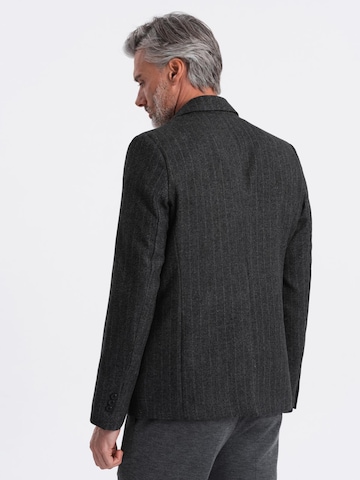 Coupe regular Veste de costume Ombre en gris