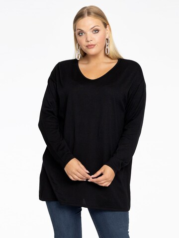 Yoek Pullover in Schwarz: predná strana