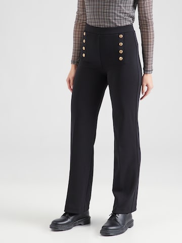 Lindex Regular Pantalon 'Penny' in Zwart: voorkant