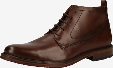 LLOYD SELECTED Schnürboots in Brown: front