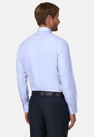 Chemise Boggi Milano en bleu : derrière