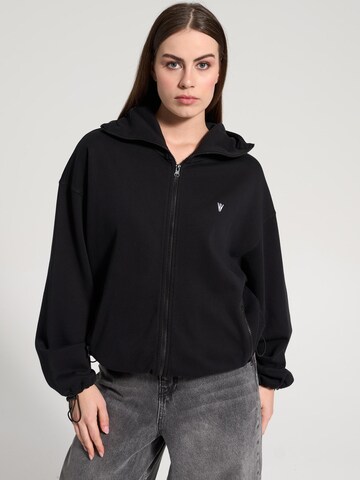 NOWIHT Sweatjacke 'Sabine'‌ in Schwarz