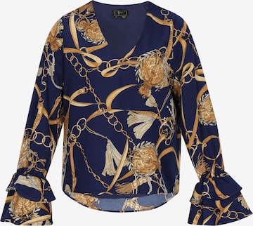 faina Blouse in Blue: front