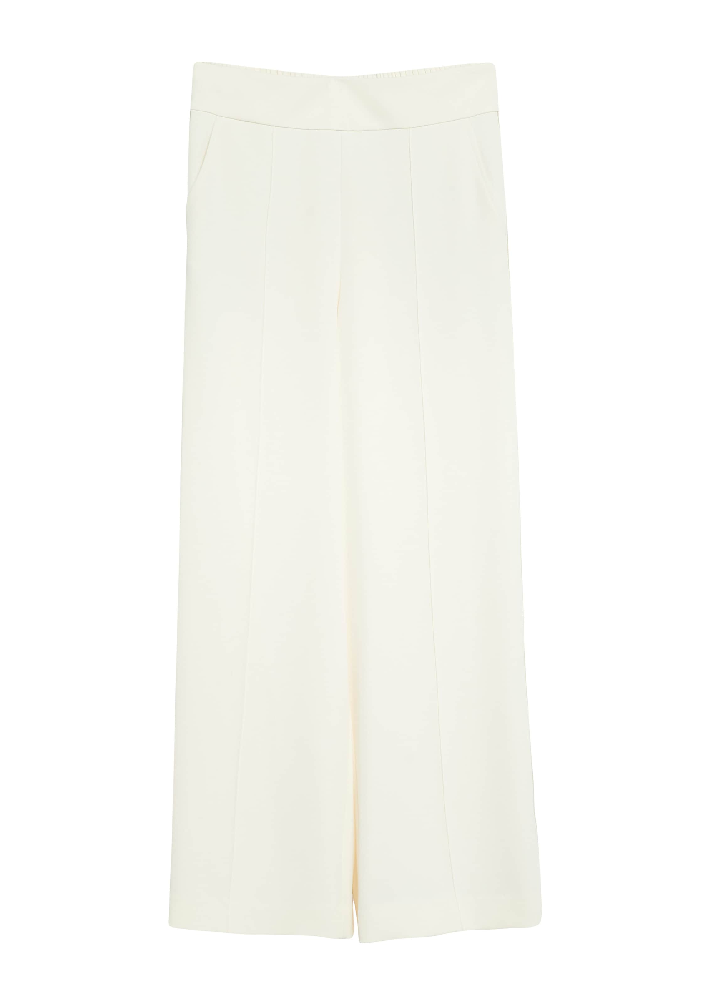COMMA Wide Leg Hose in Beige: Vorderseite