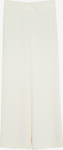 Wide Leg Pantalon à plis COMMA en beige : devant