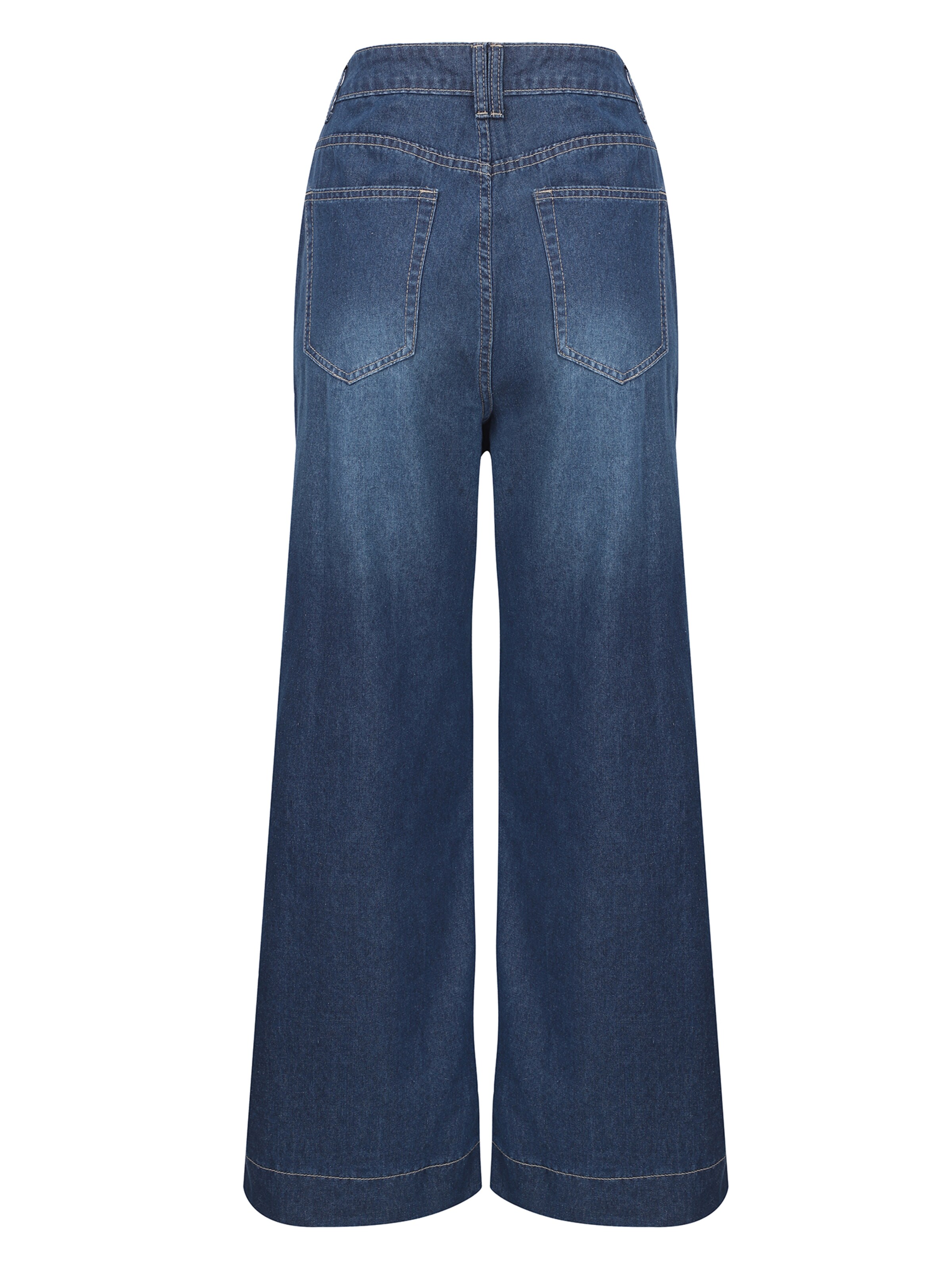 LapaPlus Wide leg Jeans in Blauw