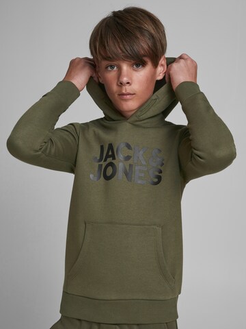 Coupe regular Sweat Jack & Jones Junior en vert