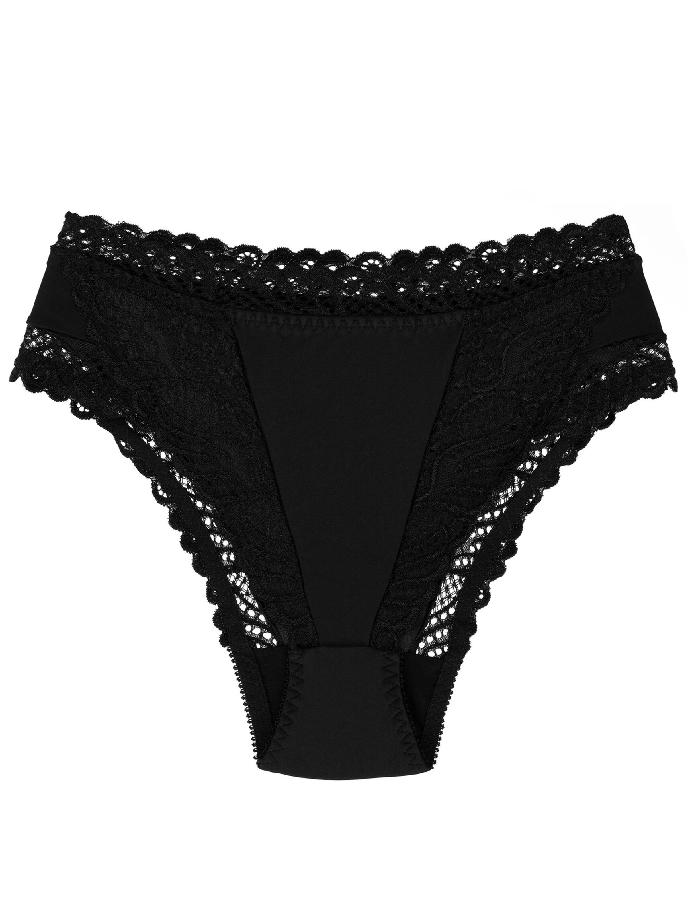 Wolbar Panty 'abra' in Black: front