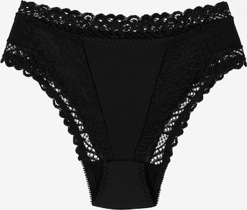 Slip 'abra' Wolbar en noir : devant