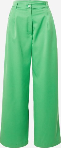 Pantalon à pince Monki en vert : devant