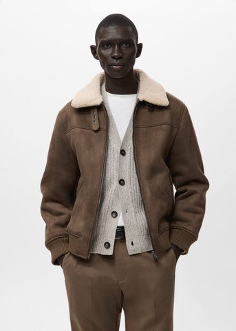 MANGO MAN Jacke 'Jay' in Braun: Vorderseite
