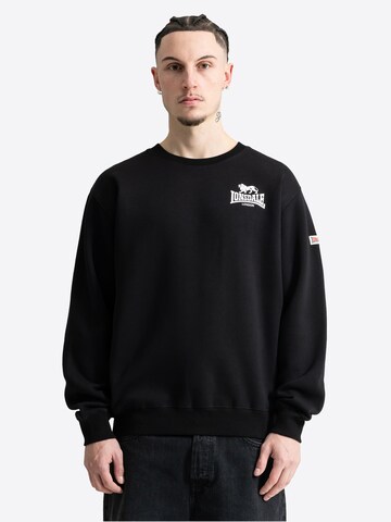 LONSDALE Sweatshirt 'Haighton' in Black: front