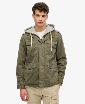 Superdry Jacke 'Rookie' in Grün: Vorderseite