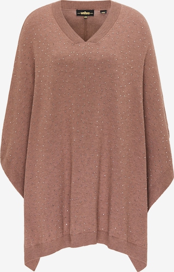 usha BLACK LABEL Cape in braun / weiß, Produktansicht