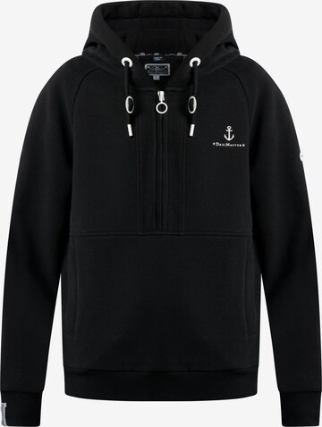 Sweat-shirt DreiMaster Maritim en noir : devant