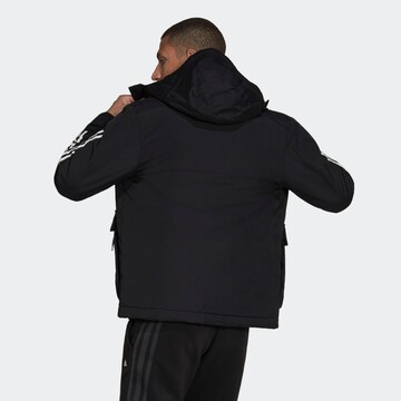 ADIDAS SPORTSWEAR Outdoor jacket 'Utilitas 3-Stripes ' in Black