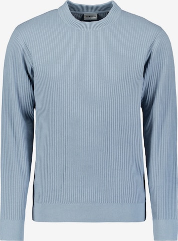 No Excess Sweater in Blue: front