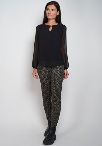 Seidel Moden Bluse in Schwarz: Vorderseite