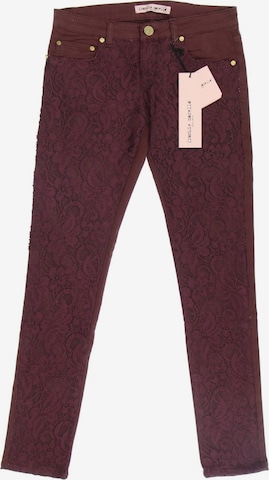 Frankie Morello Skinny Pants XS in Rot: predná strana