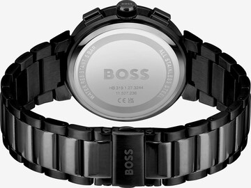 melns BOSS Black Analogais pulkstenis