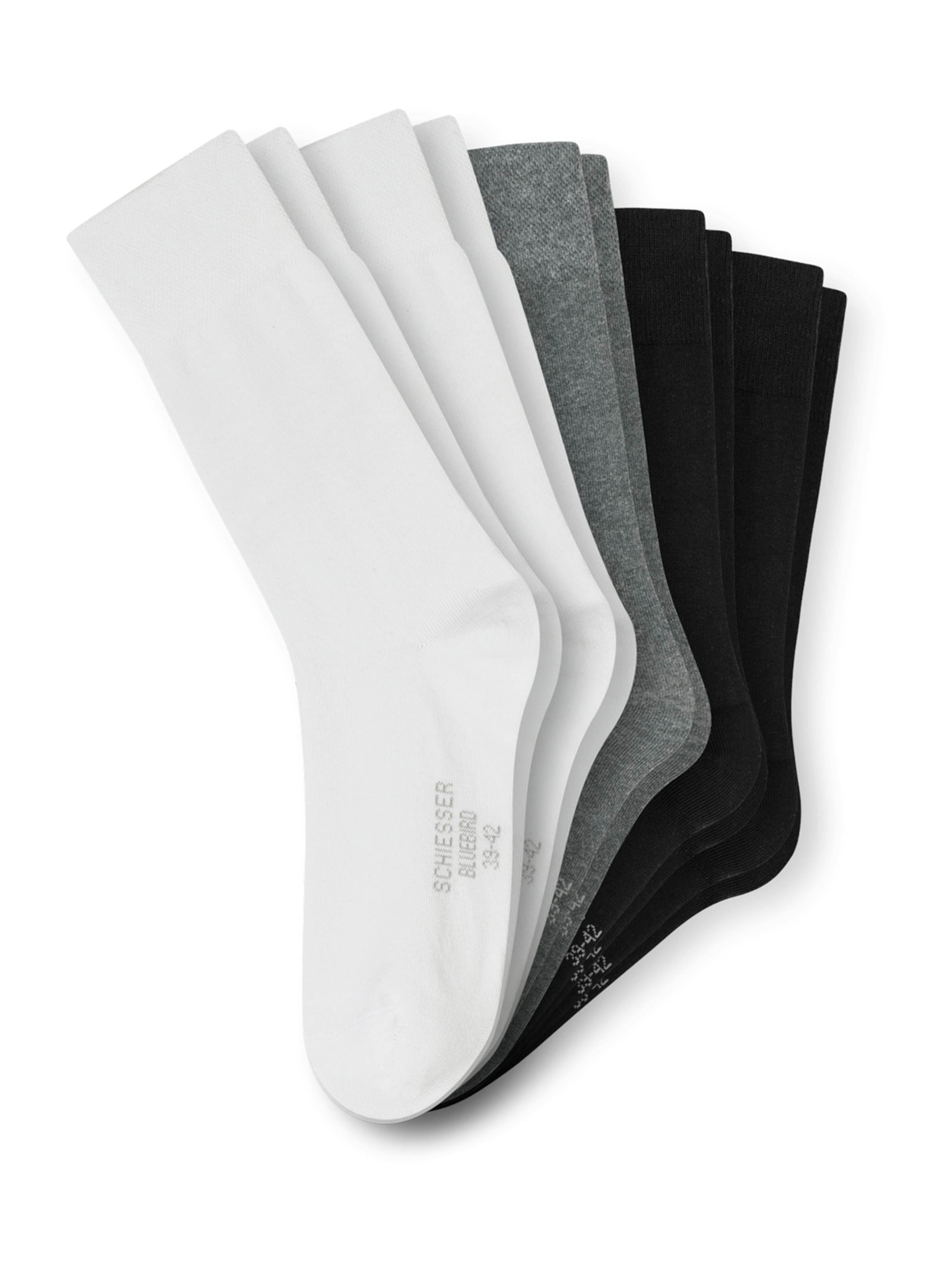 Chaussettes 'Bluebird' SCHIESSER en gris