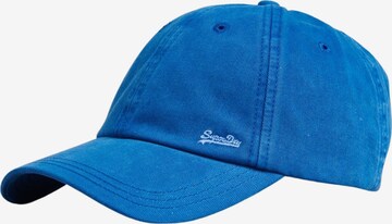 Casquette Superdry en bleu : devant