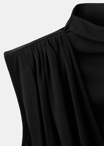 MANGO Top 'CARMEN' | črna barva