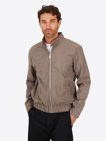 BRAVE SOUL Overgangsjakke i grå: forside