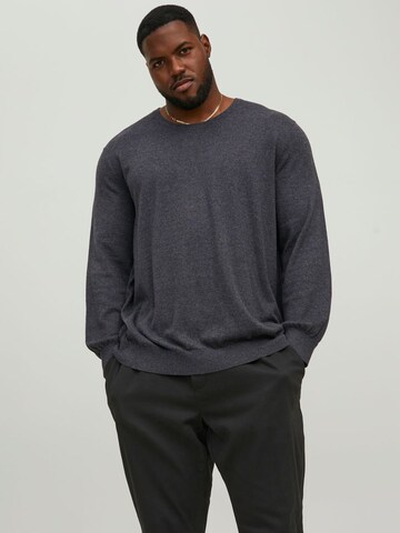 Jack & Jones Plus Pullover in Grau: predná strana