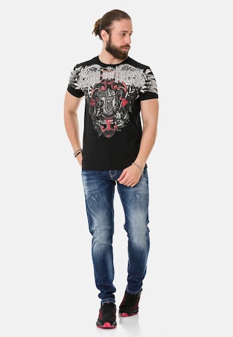 CIPO & BAXX Shirt in Zwart