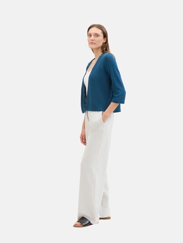 Cardigan TOM TAILOR en bleu