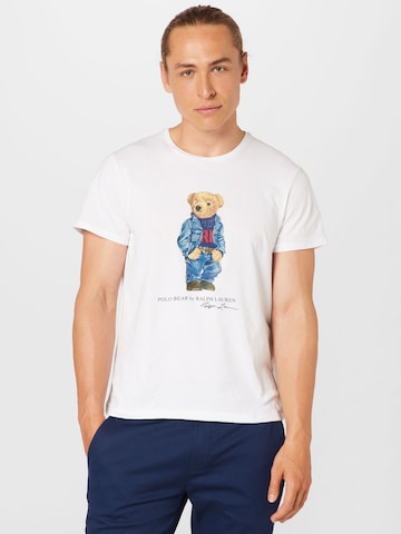 Polo Ralph Lauren T-shirt i vit: framsida